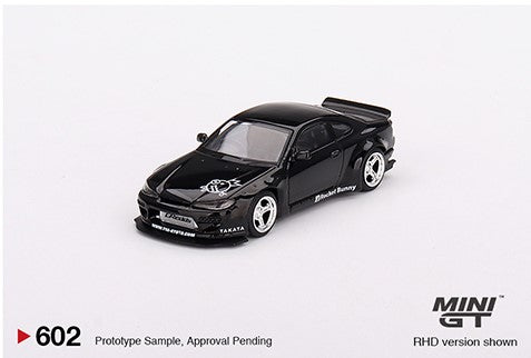 Pre-Order) Mini GT 1:64 Nissan Silvia (S15) Rocket Bunny – Black Pear – Sky  High Garage