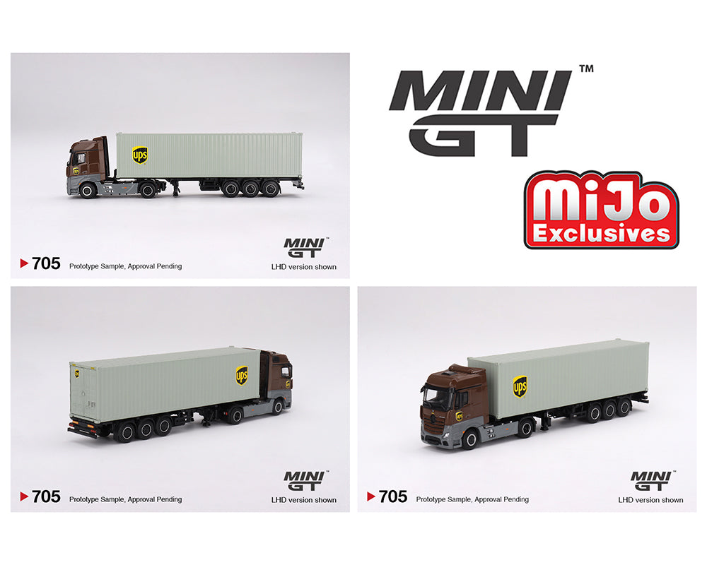 Pre-order) Mini GT 1:64 Mercedes-Benz Actros with 40 Ft Dry Container – Sky  High Garage