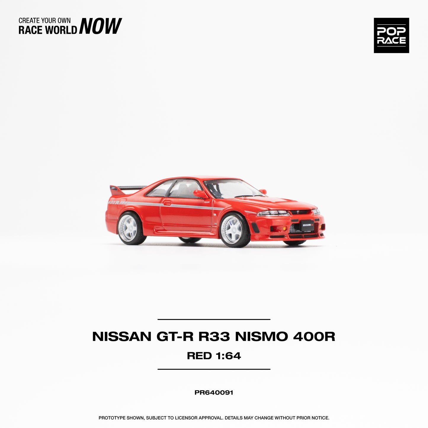 (Pre-Order) Pop Race NISSAN GT-R R33 NISMO 400R