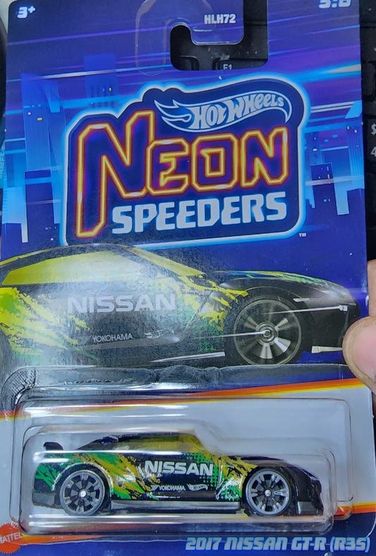 2023 hot wheels neon speeders 2017 nissan GTR r35