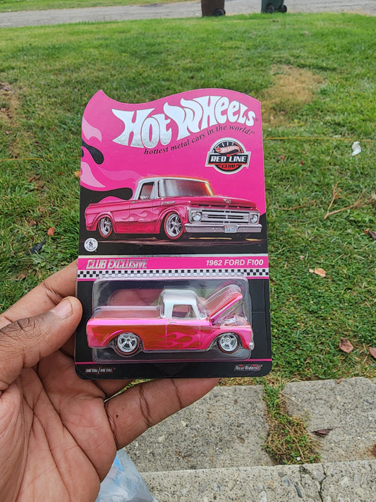 Hot Wheels RLC Exclusive Pink Edition 1962 Ford F100 Truck