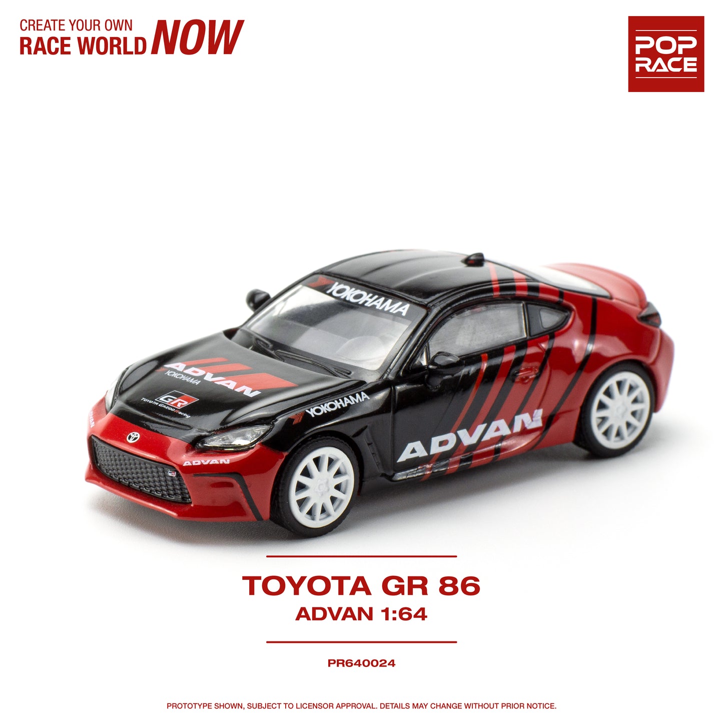 (Pre-Order)  Pop Race Toyota GR86 Advan