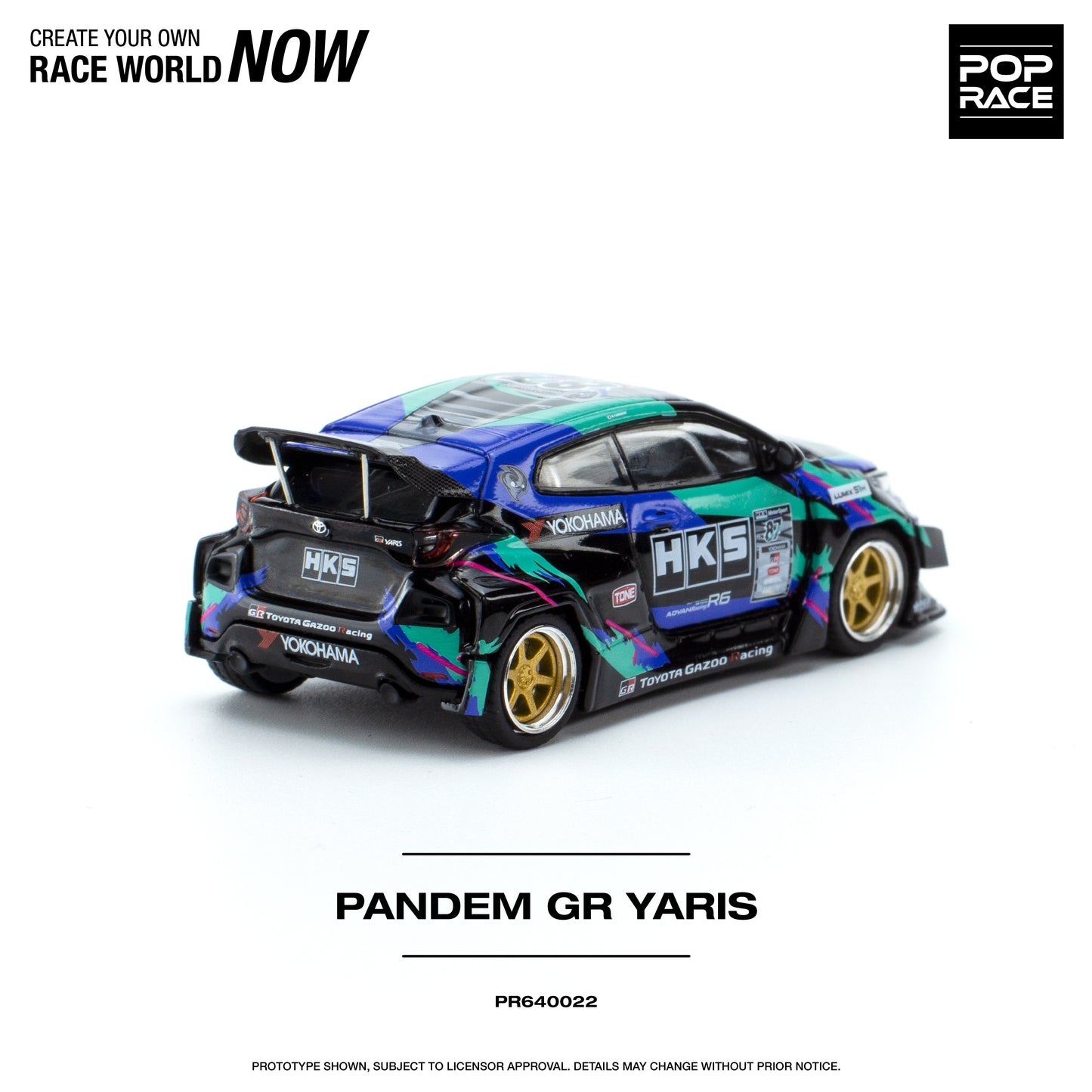 (Pre-Order) Pop Race  Toyota Pandem GR Yaris