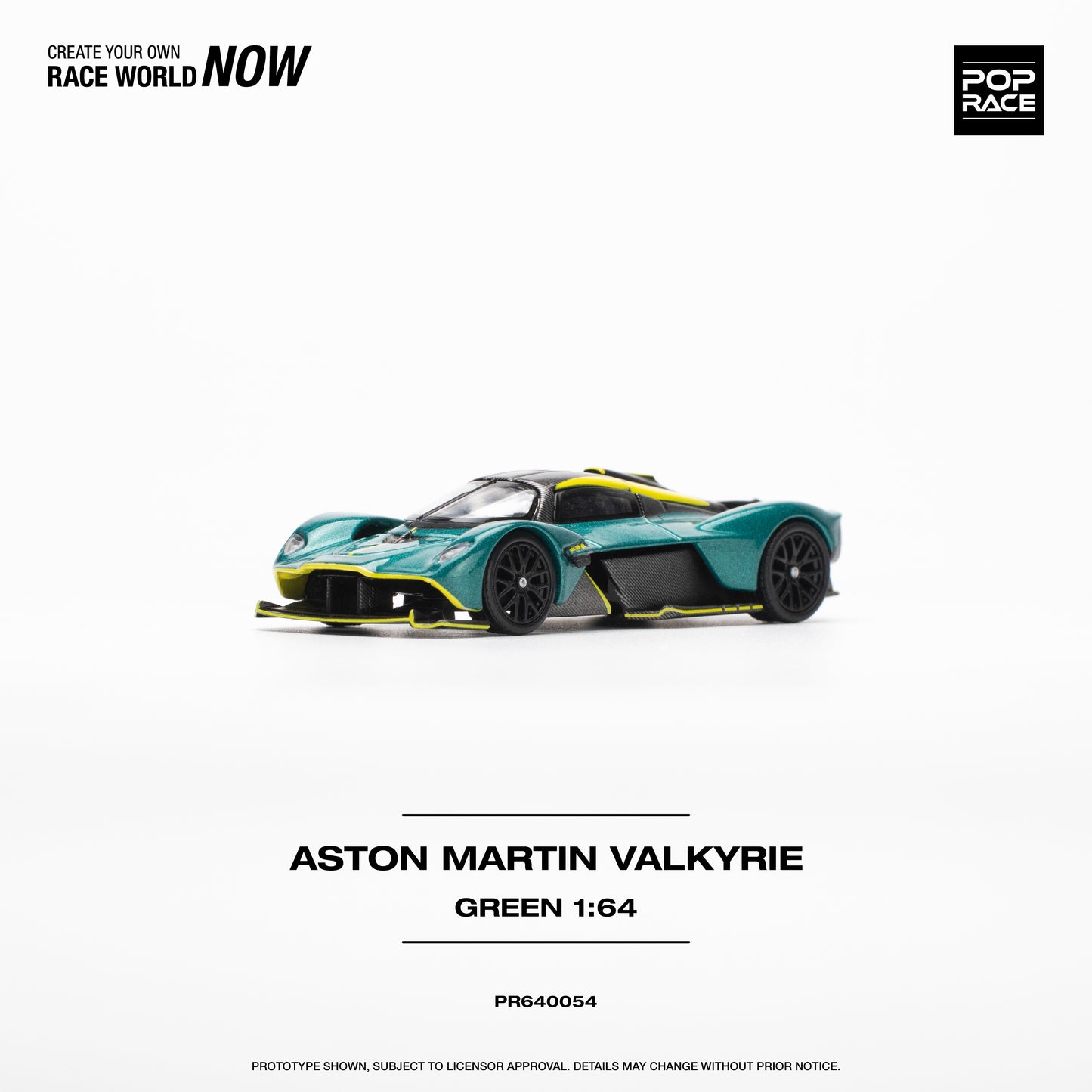 (Pre-Order) Pop Race ASTON MARTIN VALKYRIE - VIRIDIAN GREEN