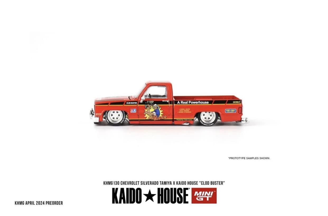 (Pre-Order) Kaido House x Mini GT 1:64 CHEVROLET SILVERADO TAMIYA X KAIDO HOUSE “CLOD BUSTER”