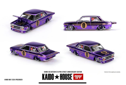 (Pre-Order) Kaido House x Mini GT 1:64 DATSUN 510 PRO STREET ANNIVERSARY EDITION