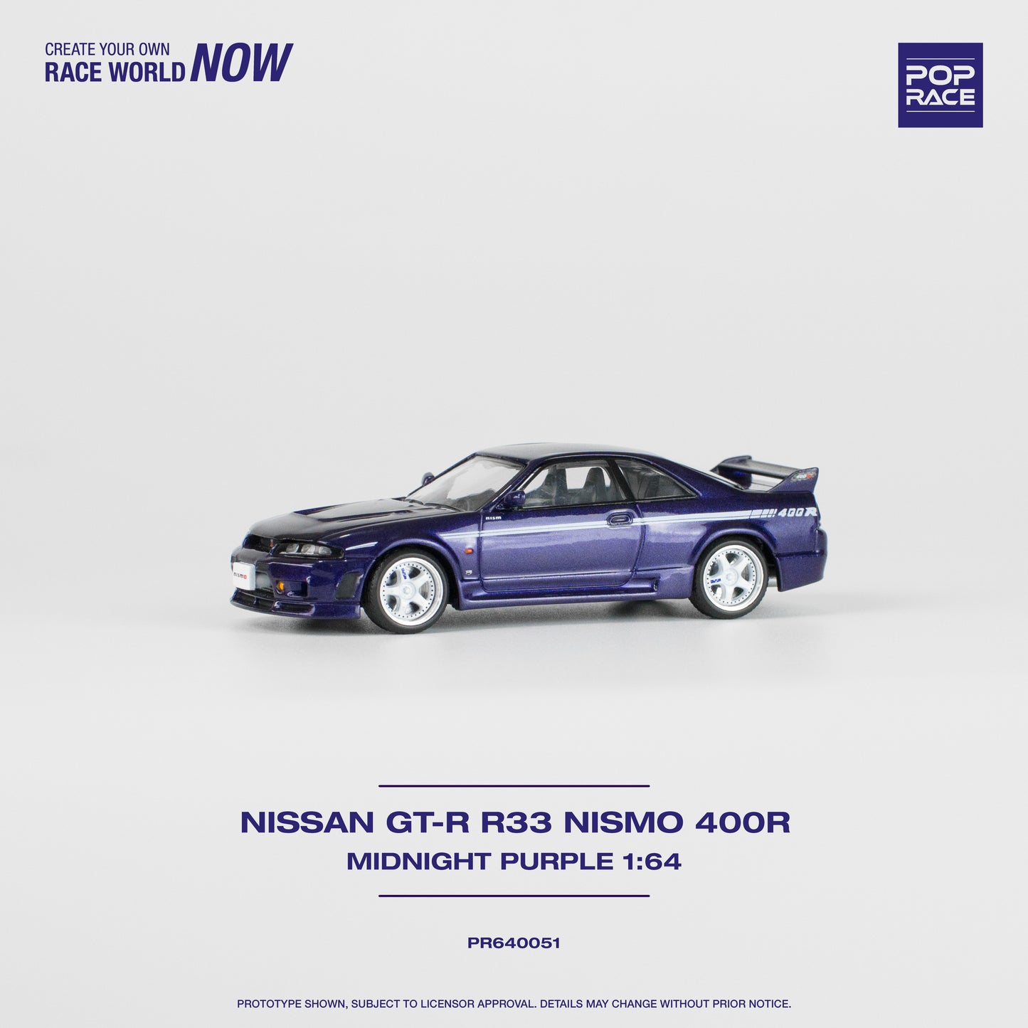 (Pre-Order) Pop Race GT-R NISMO 400R Midnight Purple