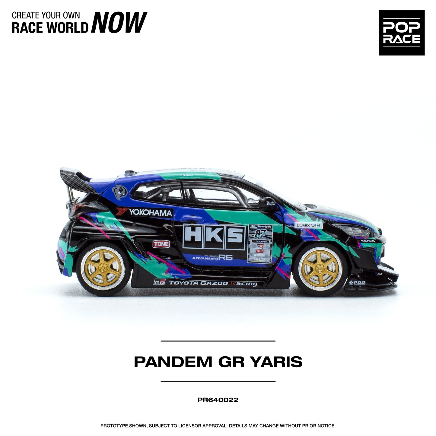 (Pre-Order) Pop Race  Toyota Pandem GR Yaris