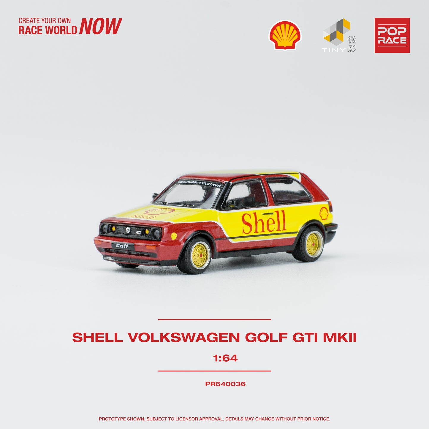 (Pre-Order) Pop Race Shell Volkswagen Golf GTI MKII