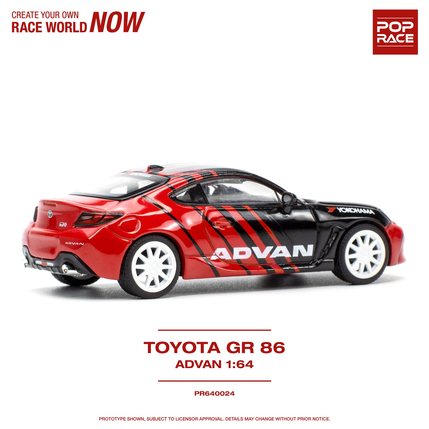 (Pre-Order)  Pop Race Toyota GR86 Advan