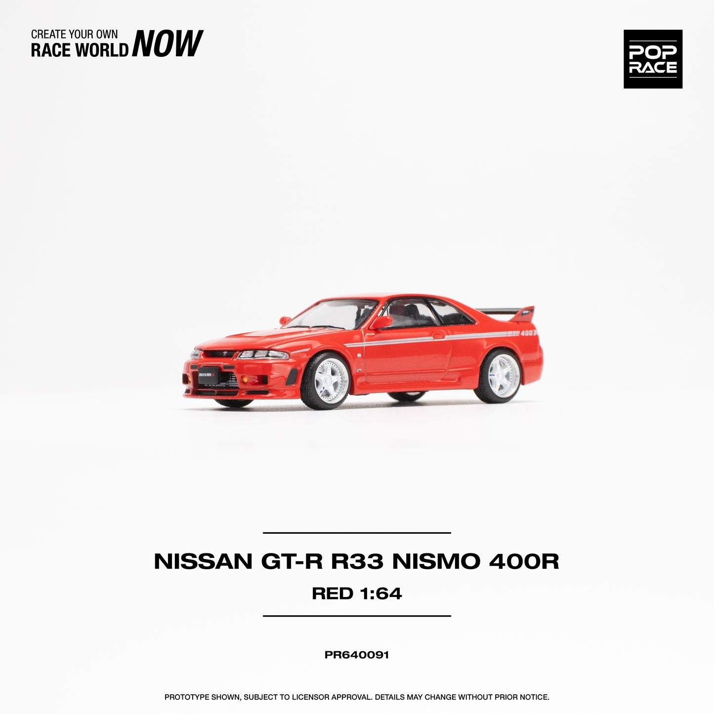 (Pre-Order) Pop Race NISSAN GT-R R33 NISMO 400R