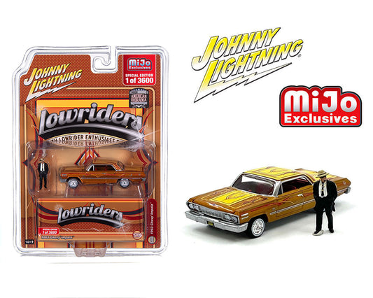 (Pre-order) Johnny Lightning 1:64 Lowriders 1950 Chevrolet Impala with American Diorama Figure Limited 3,600 Pieces – Mijo Exclusives