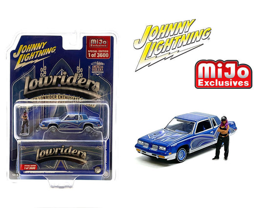 (Pre-order) Johnny Lightning 1:64 Lowriders 1984 Oldsmobile Cutlass with American Diorama Figure Limited 3,600 Pieces – Mijo Exclusives