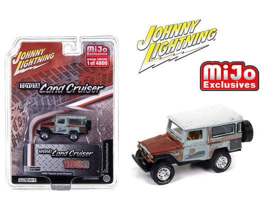 (Pre-order) Johnny Lightning 1:64 1980 Toyota land Cruiser Weathered Patina Limited 4,800 pcs – Mijo Exclusives