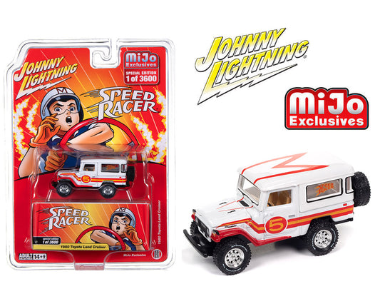 (Pre-order) Johnny Lightning 1:64 1980 Toyota land Cruiser Speed Racer Livery Limited 3,600 pcs – Mijo Exclusives