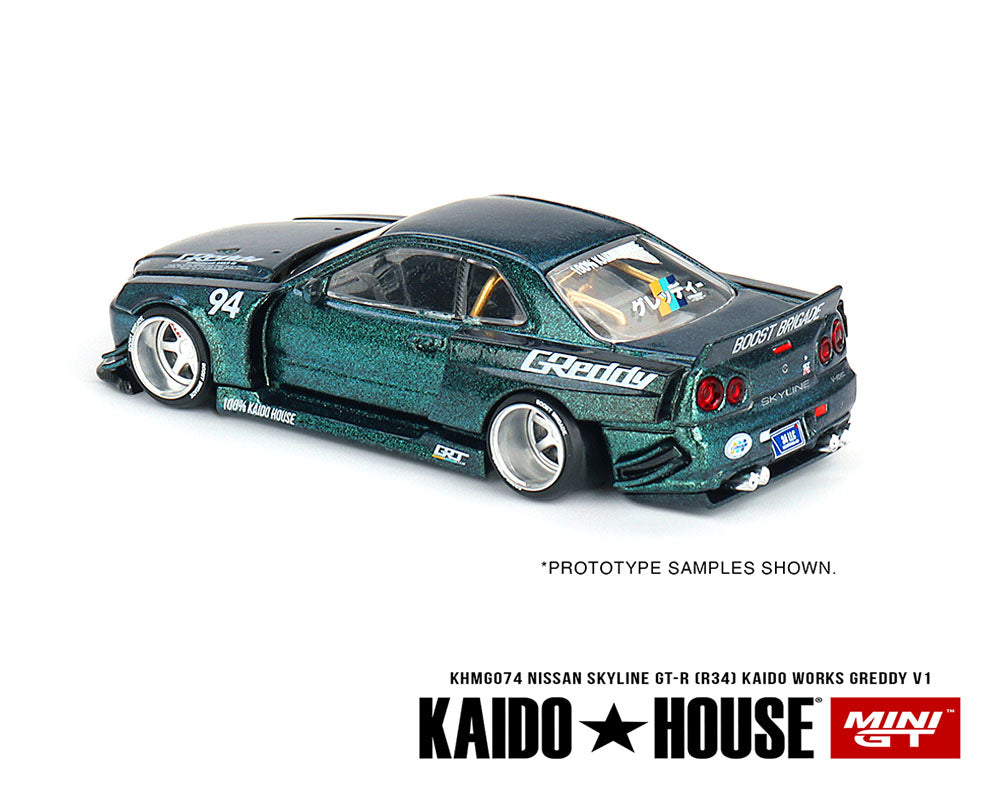 Pre-Order) Tamiya x Kaido House Nissan Skyline GT-R (R34) – Sky High Garage