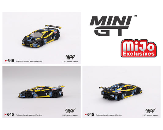 (Preorder) Mini GT 1:64 Lamborghini Huracan GT3 EVO #4 2022 Macau GP – Macau GT Cup 3rd Place – MiJo Exclusive