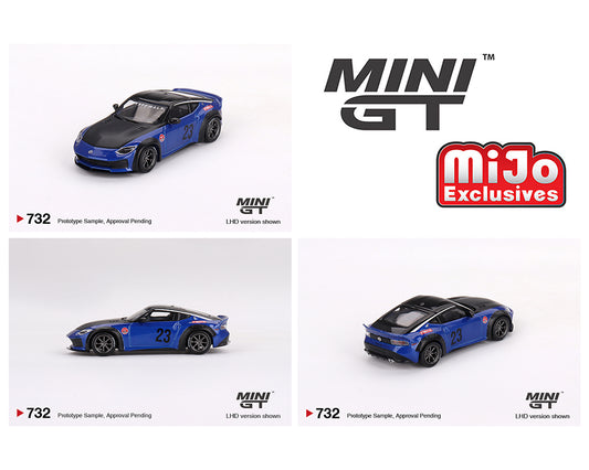 (Pre-order) Mini GT 1:64 Nissan Z LB-NATION WORKS – Serian Blue