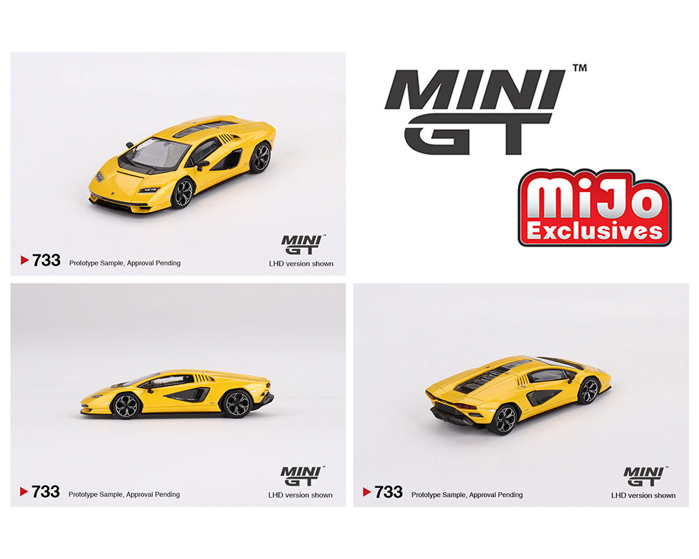 (Pre-order) Mini GT 1:64 Lamborghini Countach LPI 800-4 – New Giallo Orion