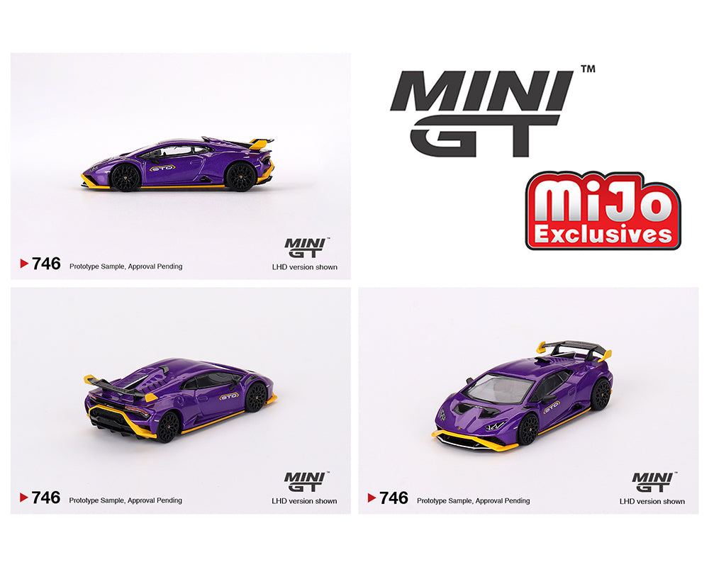 (Pre-Order) Mini GT Lamborghini Huracán STO – Viola Pasifae – Mijo Exclusives