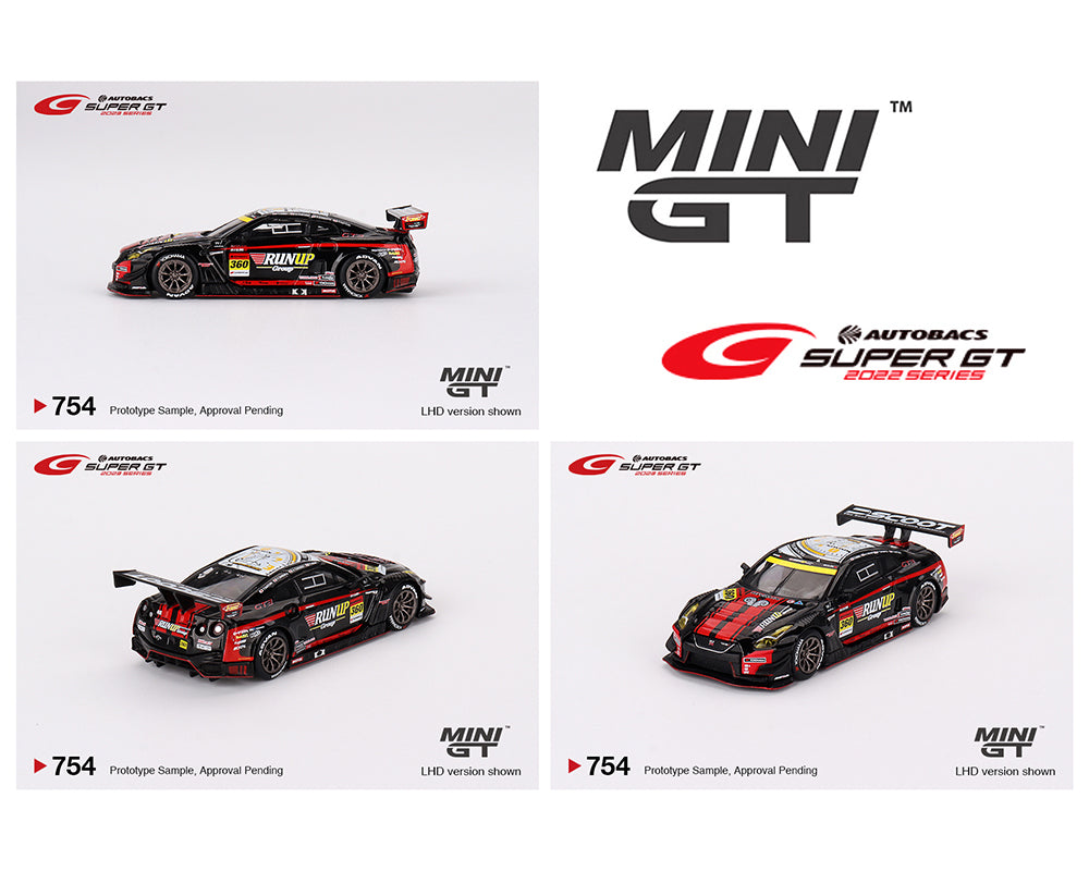 (Pre-order) Mini GT 1:64 Super GT Series Nissan GT-R NISMO GT3 #360 “RUNUP RIVAUX GT-R” TOMEI SPORTS 2023 – Japan Exclusives