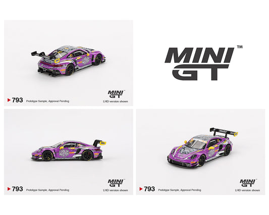 (Pre-order) Mini GT 1:64 Porsche 911 GT3 R #27 HubAuto Racing 2023 FIA GT World Cup 70th Macau Grand Prix – Mijo Exclusives