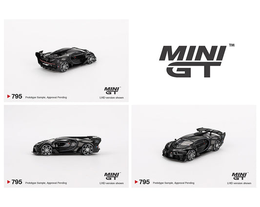 (Pre-order) Mini GT 1:64 Bugatti Vision Gran Turismo – Black – Mijo Exclusives