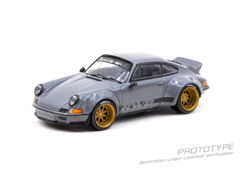 (PRE-ORDER) Tarmac Works 1:64 Porsche 911 RWB Backdate in Grey