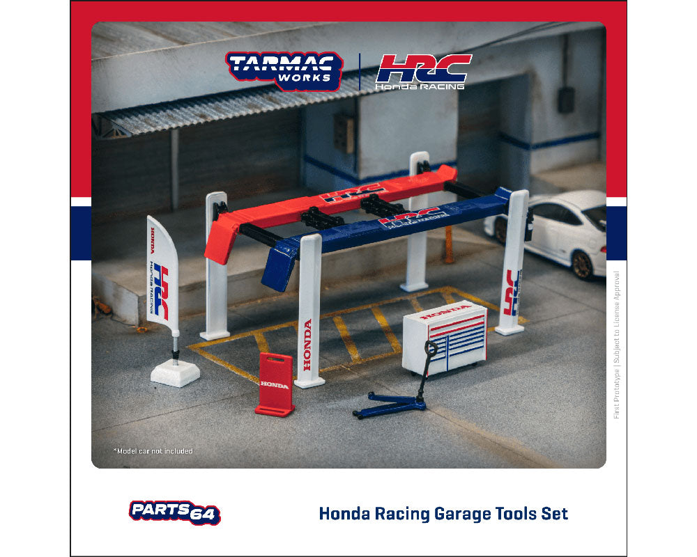 (Pre-order) Tarmac Works 1:64 Garage Tools Set Honda Racing