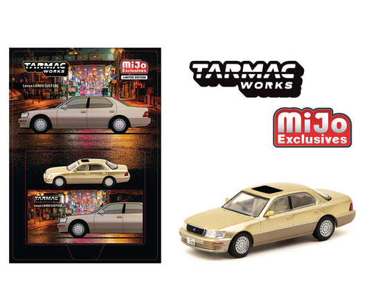 (Pre-order) Tarmac Works 1:64 Lexus LS400 – Champagne Beige Metallic – Global 64