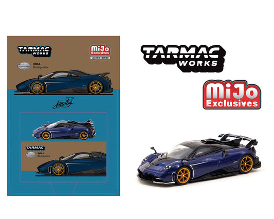 (Pre-order) Tarmac Works 1:64  Pagani Imola – Blu Argentina– Global64 – MiJo Exclusives