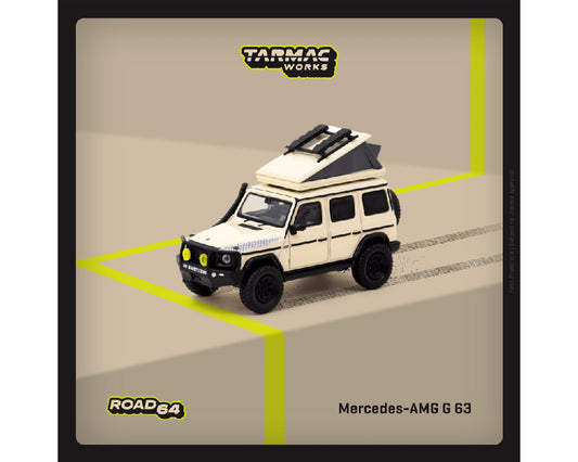 (Pre-order) Tarmac Works 1:64 Mercedes-AMG G 63 Camping- Beige – Road64