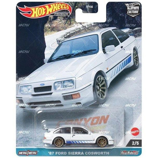 2023 Hot Wheels Mix 3 Canyon Warriors #2/5 '87 Ford Sierra Cosworth