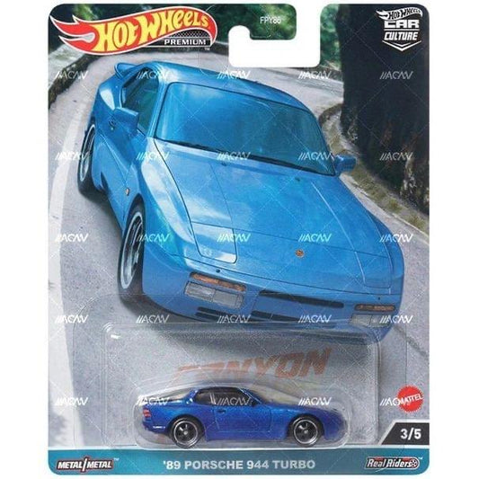 2023 Hot Wheels Mix 3 Canyon Warriors #3/5 '89 Porsche 944 Turbo blue