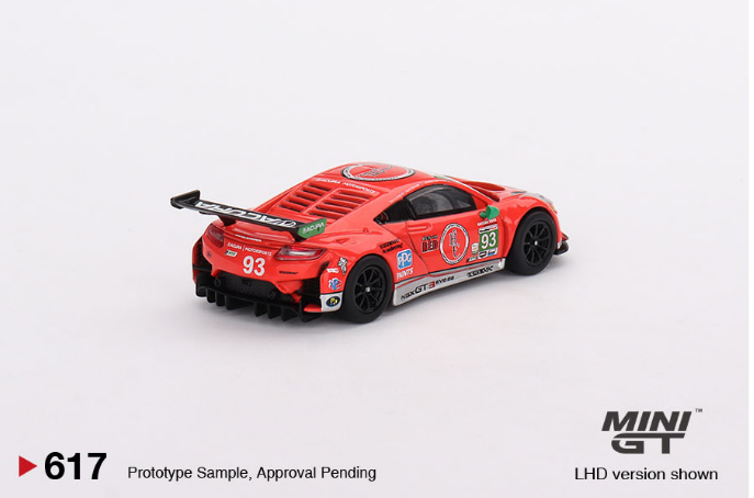 (Pre-Order) MINI GT #617 Acura NSX GT3 EVO22 #93 WTR Racers Edge  Motorsports IMSA 2023 Daytona 24Hr