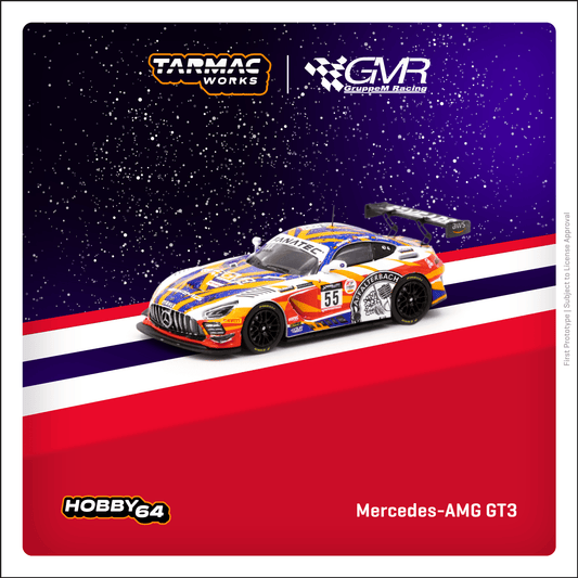 Tarmac Works 1:64 Mercedes-AMG GT3 24 Hours of SPA 2022 GruppeM Race