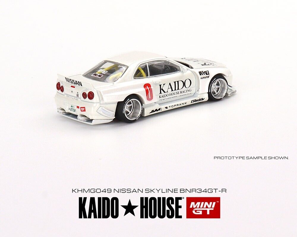 Kaido House x Mini GT Nissan Skyline GT-R R34 Kaido Works V2