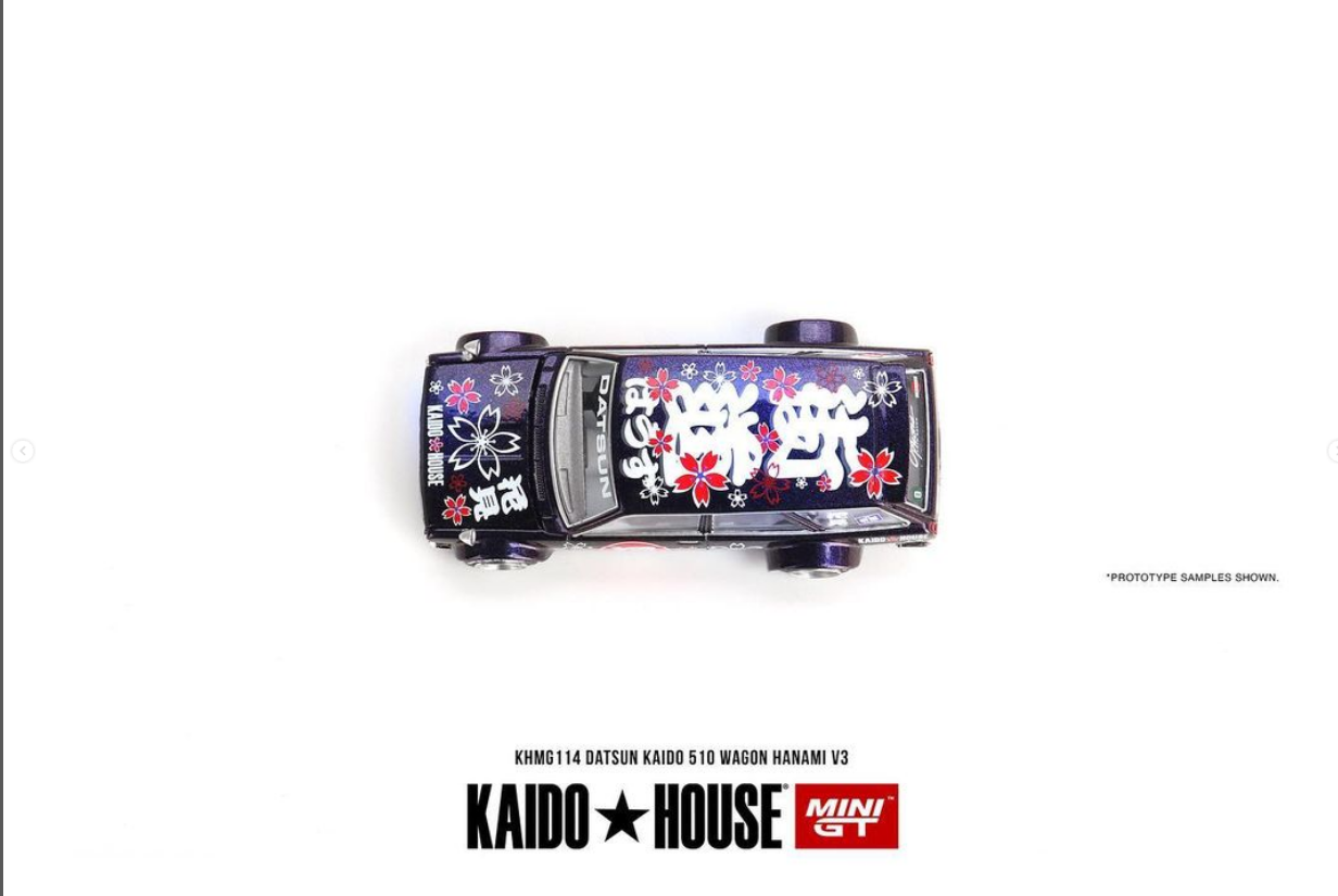 (Pre-Order) Kaido House  DATSUN KAIDO 510 WAGON HANAMI V3 (magic purple)